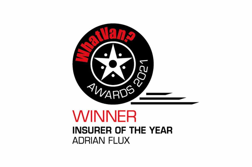 Adrian Flux has won a number of WhatVan? Awards for Insurer of the Year