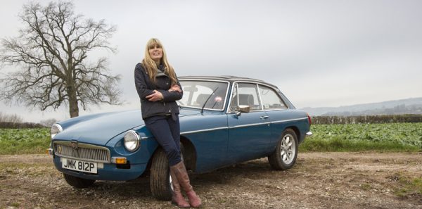 Blue MGB GT