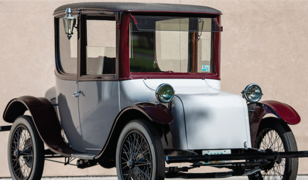 classic old electric car 