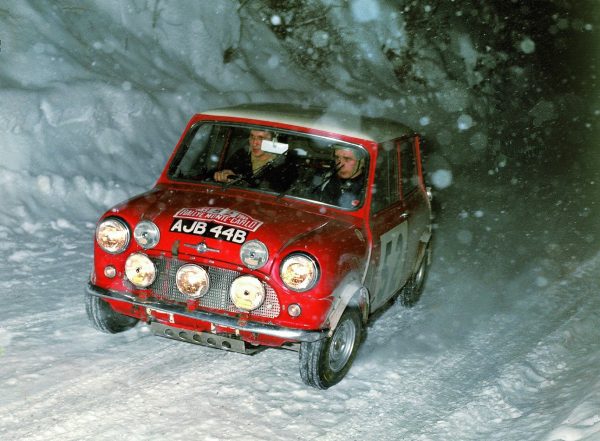 Mini Cooper S winning the Rallye Monte Carlo the second time