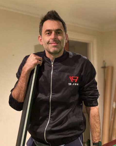 Ronnie O'Sullivan smiles for a picture on his Instagram feed