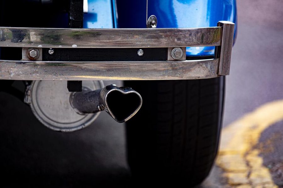 A love-heart exhaust is a sign of a modification