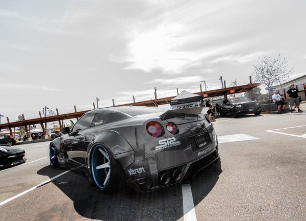 Nissan GT-R in the car park