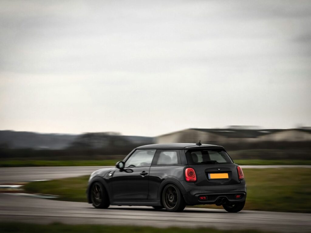 MINI Cooper S driving fast
